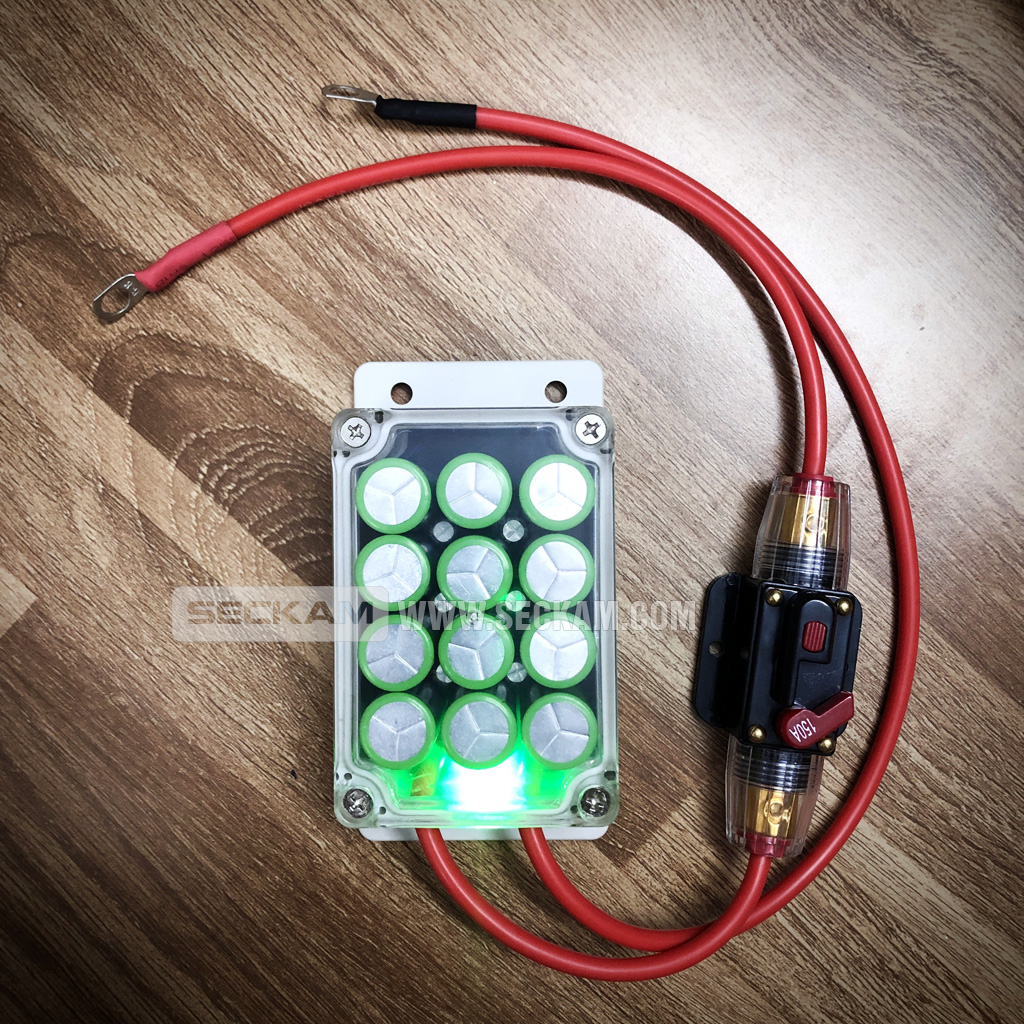 Box siêu tụ điện SECKAM 16V xả 80A khởi động xe hơi: 1.450.000 3 Hộp siêu tụ điện lắp trên xe ô tô