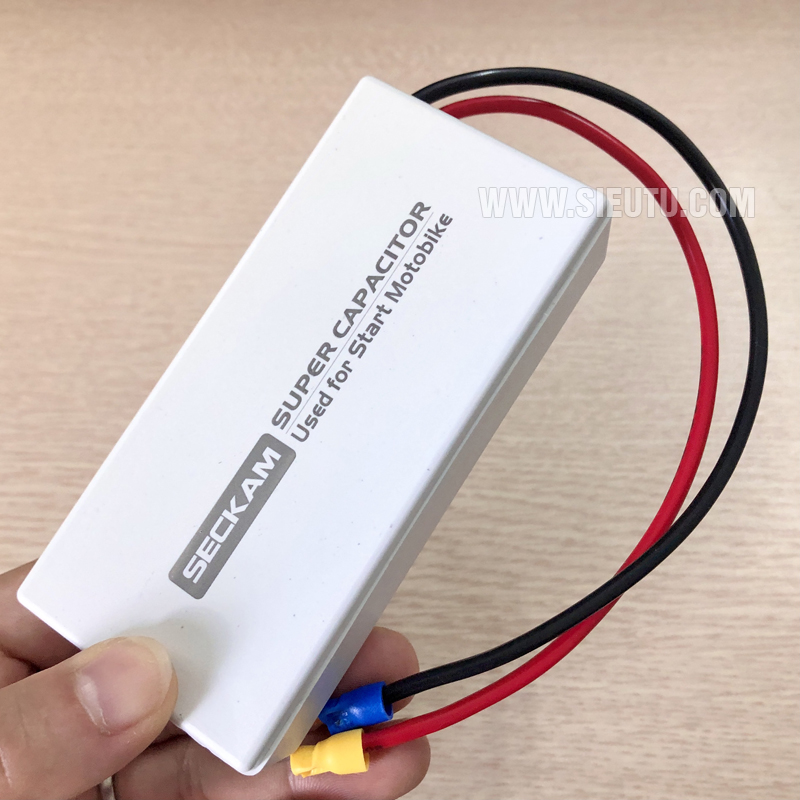 Hộp Siêu tụ điện KAMCAP cao cấp 16V xả 40A: 385.000 2 Siêu tụ điện hỗ trợ đèn độ xe máy