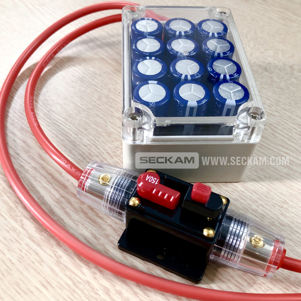 Box siêu tụ điện KAMCAP 16V xả 80A khởi động xe hơi: 1.450.000 3 Tụ điện đề xe ô tô