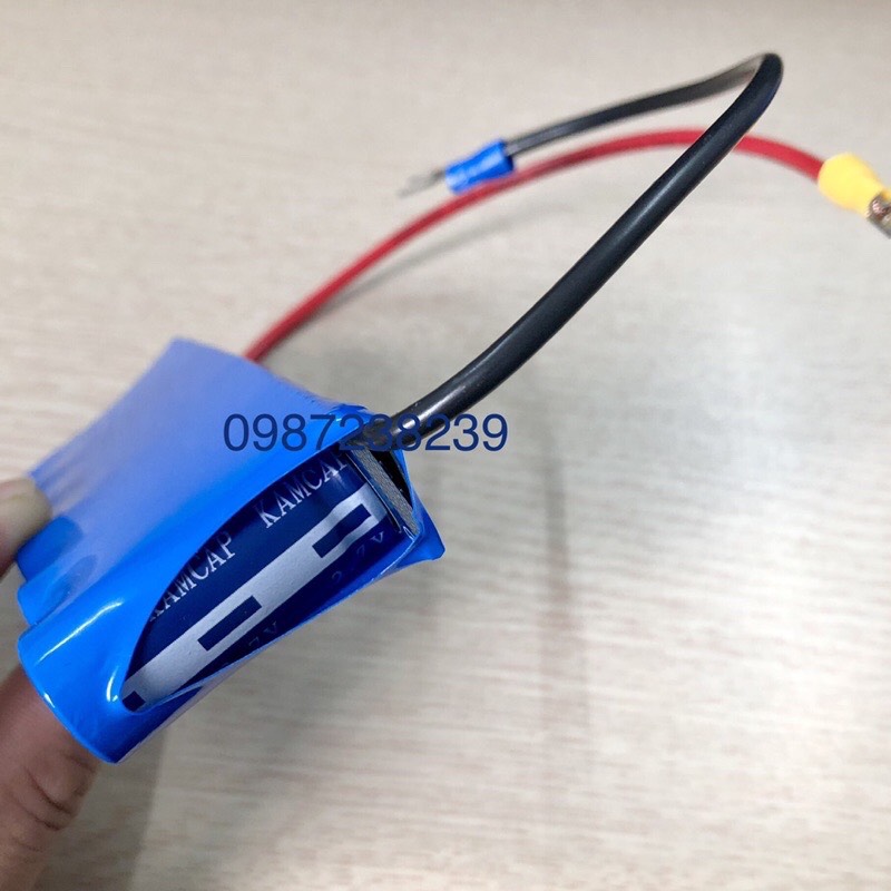 Siêu tụ điện KAMCAP 12V (Max 16V) 8.3F xả 40A: 325.000 6 Siêu tụ điện nào tốt