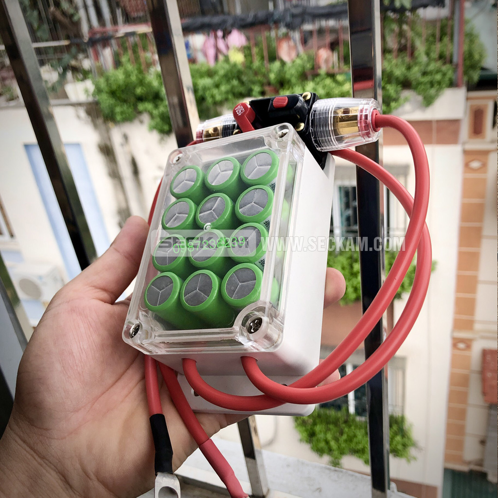 Box siêu tụ điện SECKAM 16V xả 80A khởi động xe hơi: 1.450.000 7 Tụ bù điện áp xe ô tô