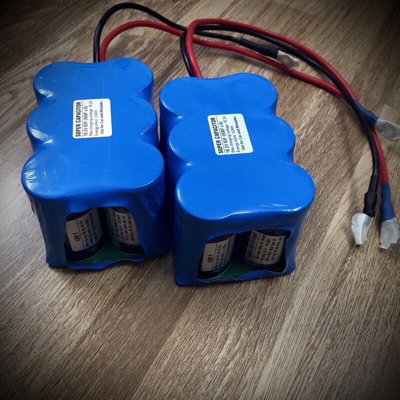 Siêu tụ điện 83F 16V xả 75A khở i động xe hơi và lọc nhiễu âm thanh xe hơi