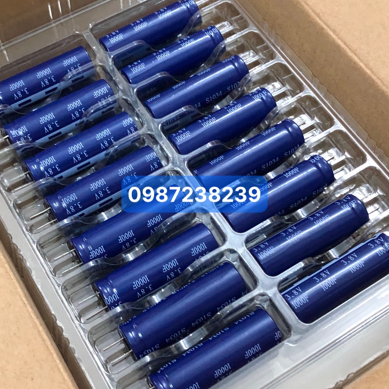 Siêu tụ điện 3.8V 1000F backup nguồn và Audio: 265.000 4 super capacitor 1000f