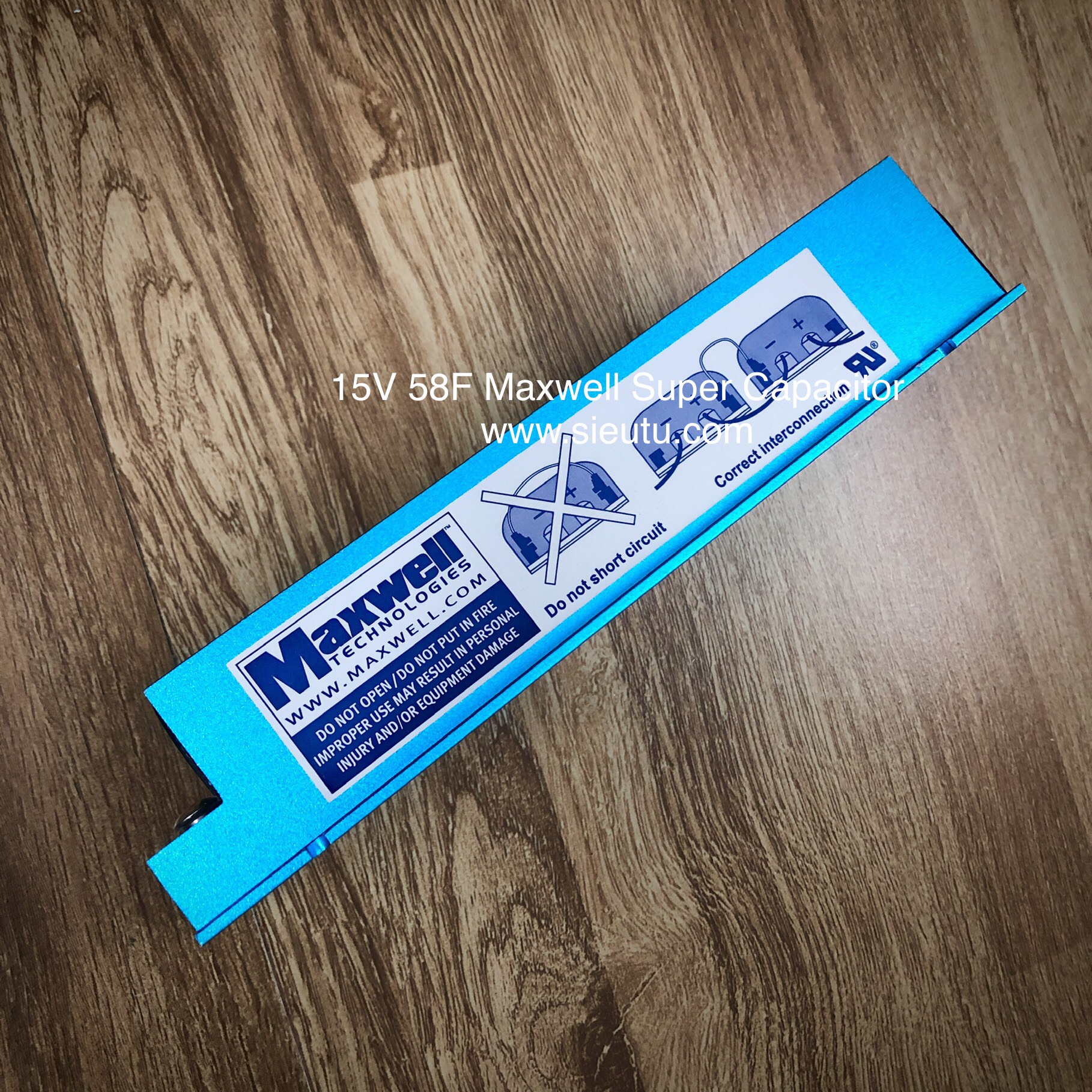 Maxwell hộp nhôm chất lượng cao 15V 58F xả 300A: 1.950.000 2 Maxwell-15V-58F