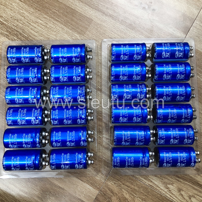 2.7V 500F Green-Cap screw 35x60
