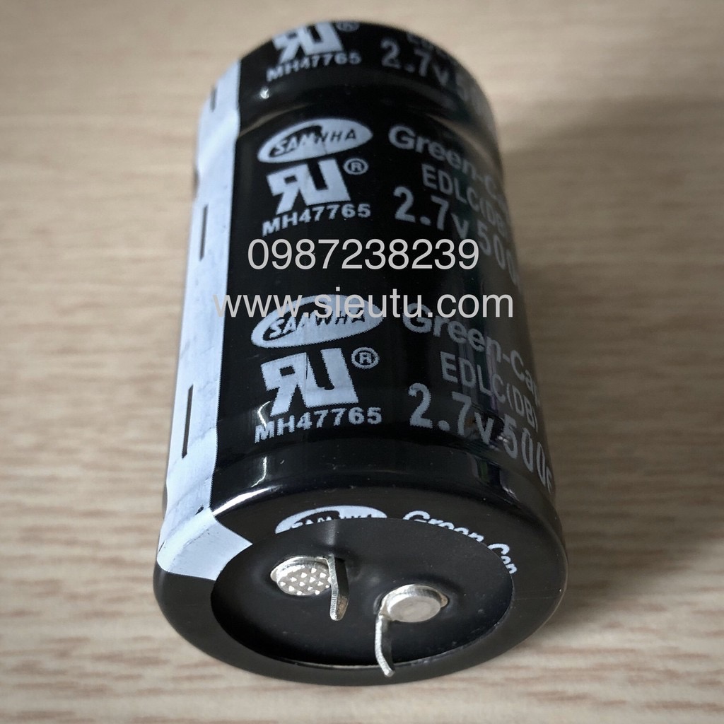 500F 2.7V ultra capacitor for ennergy stored 500F 2.7V ultra capacitor