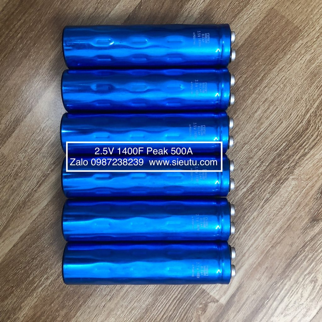 Siêu tụ điện - Super Capacitor 1400F 2.5V Nippon Chemi-con DLCAP