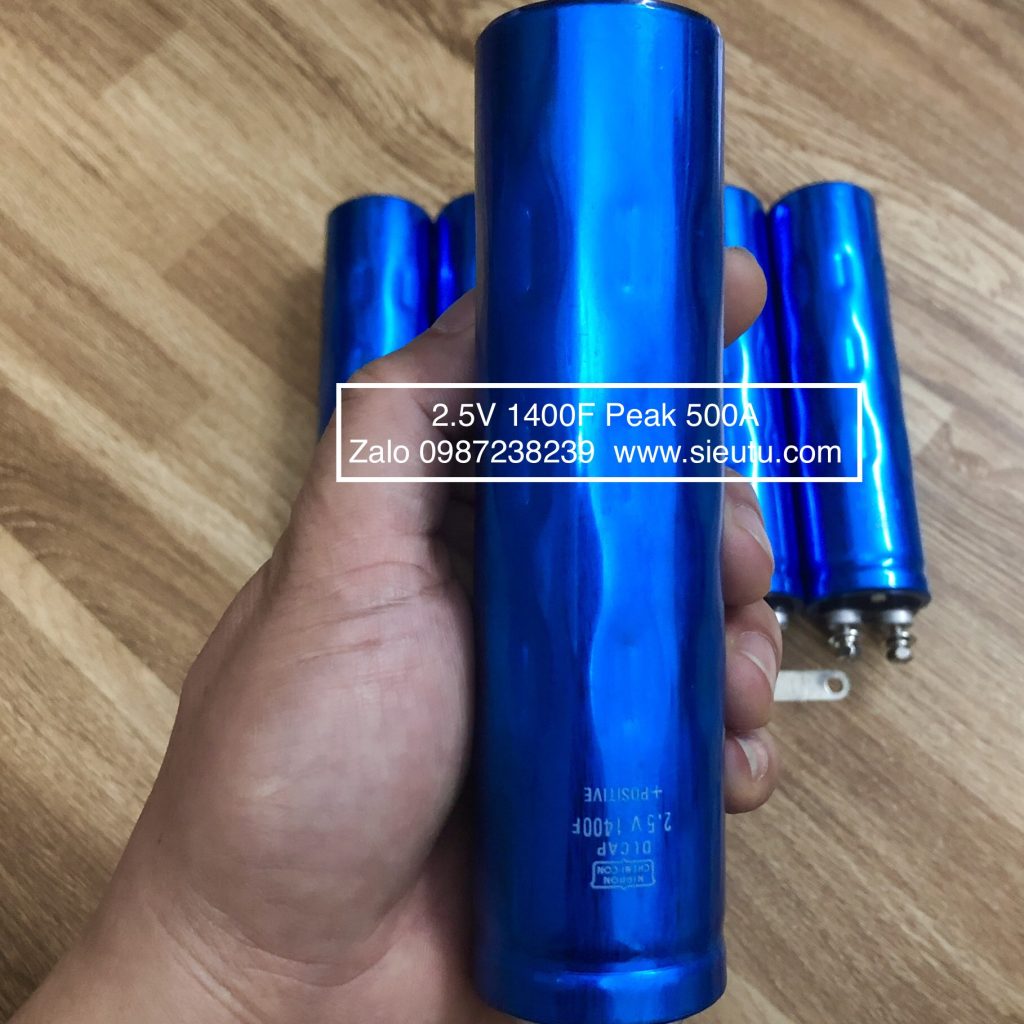 Siêu tụ điện - Super Capacitor 1400F 2.5V Nippon Chemi-con DLCAP