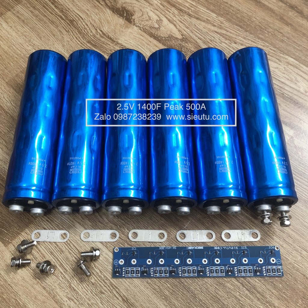 Siêu tụ điện - Super Capacitor 1400F 2.5V Nippon Chemi-con DLCAP