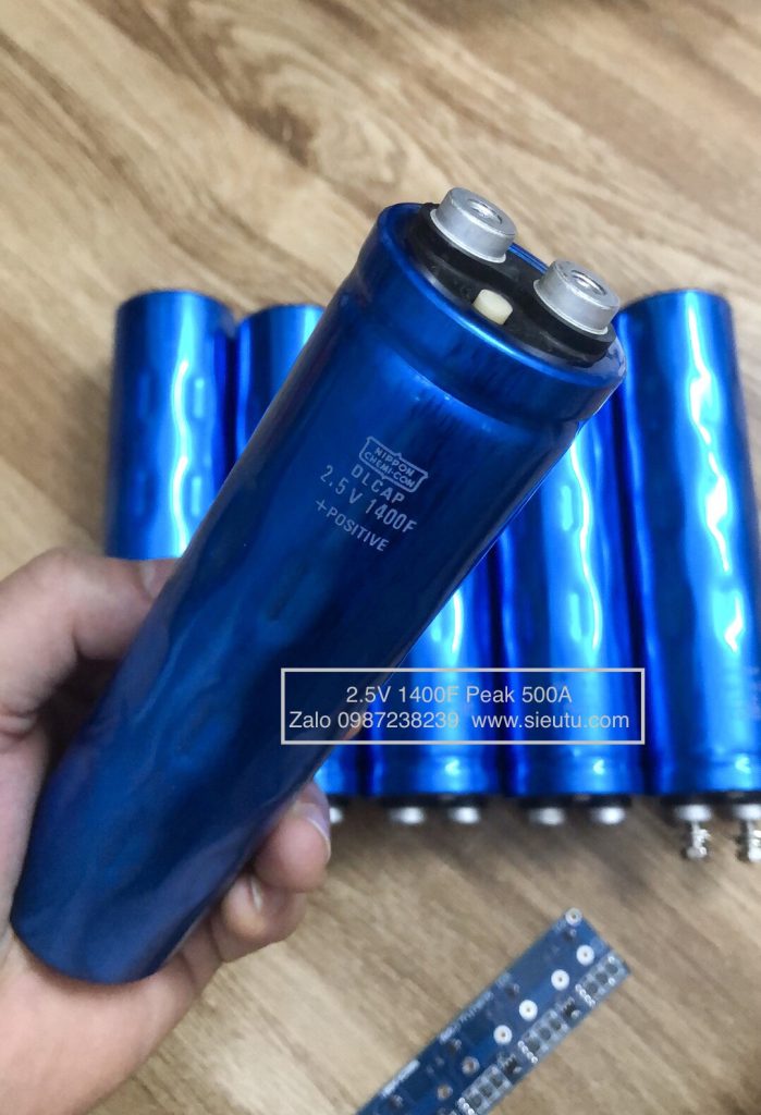 Siêu tụ điện - Super Capacitor 1400F 2.5V Nippon Chemi-con DLCAP